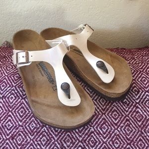 ✨Birkenstock Gizeh 🌿 Antique Lace Pearl 💫